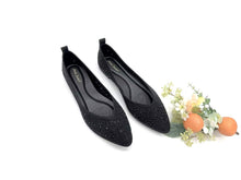 Load image into Gallery viewer, Ladies Pointed Toe Flat Covered Toe Shoe (35996L)
