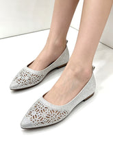 Load image into Gallery viewer, Ladies Pointed Toe Flat Shoe (35997L)