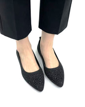 Load image into Gallery viewer, Ladies Pointed Toe Flat Shoe (35997L)