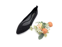 Load image into Gallery viewer, Ladies Pointed Toe Flat Covered Toe Shoe (35996L)