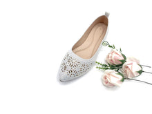 Load image into Gallery viewer, Ladies Pointed Toe Flat Shoe (35997L)