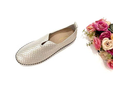 Load image into Gallery viewer, Ladies Slip-On Covered Shoe 36032L - Elegant Slip-On Design for Casual Wear &amp; Comfortable Flat Style
