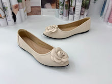 Load image into Gallery viewer, Ladies Flat Shoes Pointed Covered Toe Shoe (35682L)