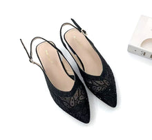 Load image into Gallery viewer, Ladies Strap Pointed Toe Heels (35983L)