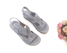 Load image into Gallery viewer, Ladies Strap Wedges Sandals 36028L - Chic Comfortable Wedge Heel for Versatile Occasions