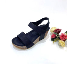 Load image into Gallery viewer, Ladies Strap Wedges (35958L)