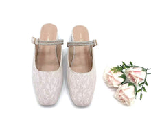 Load image into Gallery viewer, Ladies Slip-On Heels (36047L)