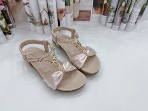 Ladies Strap Sandals Ribbon Design (35687L)
