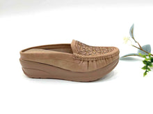 Load image into Gallery viewer, Ladies Slip-On Half-Covered Wedges Shoe (36099L)