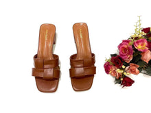 Load image into Gallery viewer, Ladies Slip-On Heels Mules (35952L)