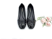 Load image into Gallery viewer, Women's Ballet Flats Bow Detail Patent Leather Flat Shoes (36009L)