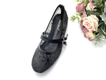 Load image into Gallery viewer, Ladies Flats Covered Shoes With Double Strap (36084L)