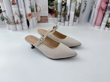 Load image into Gallery viewer, Ladies Slip-On Heels Buckle Design (35693L)