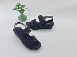 Ladies Wedges Shoes Strap Design (35513L)