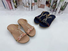Load image into Gallery viewer, Ladies Slip-On Sandals Shoes (35684L)