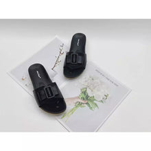 Load image into Gallery viewer, Ladies Flat Sandals Slip-On Shoes (N144)