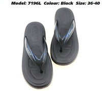 Load image into Gallery viewer, Moda Paolo Women Slippers in Black Colour (7196L)