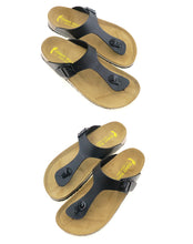 Load image into Gallery viewer, Moda Paolo Unisex Slippers in Black Colour (1463T)