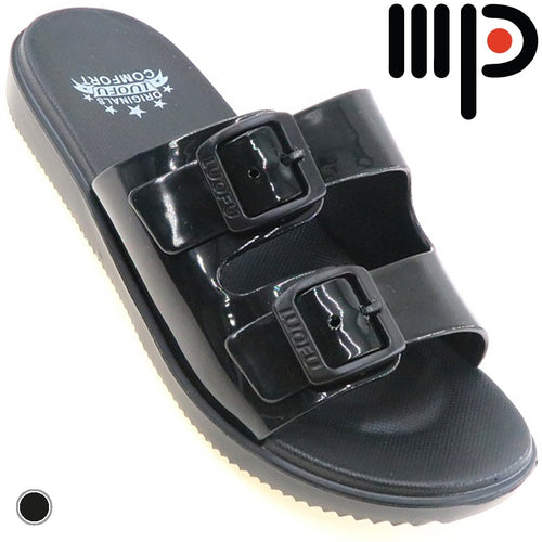 Moda Paolo Women Slippers in Black Colour (7188L)