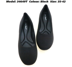 Moda Paolo Women Flats in Black Colour (34649T)