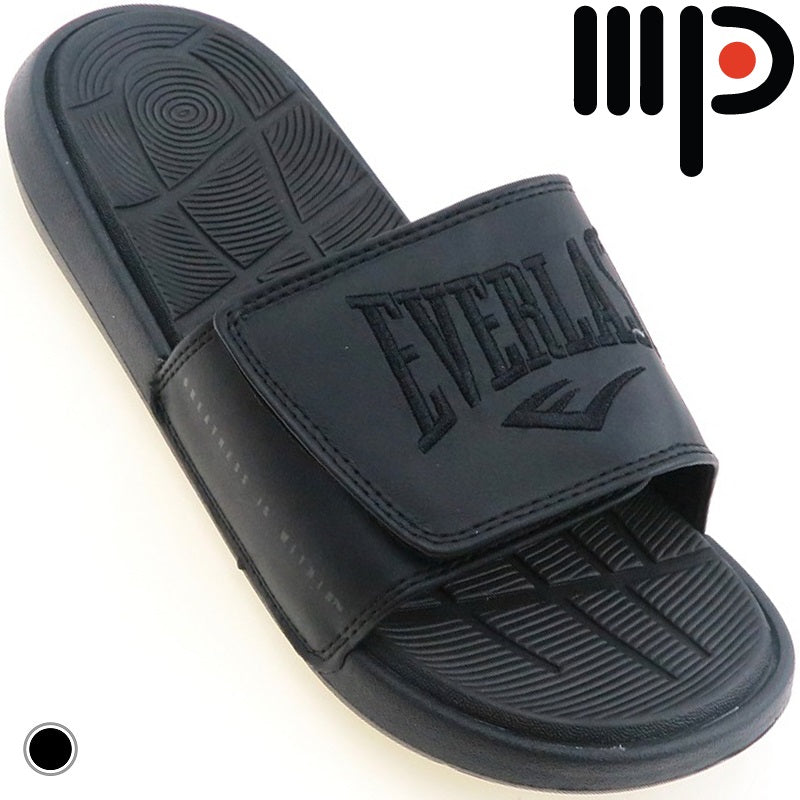 All black clearance mens slides