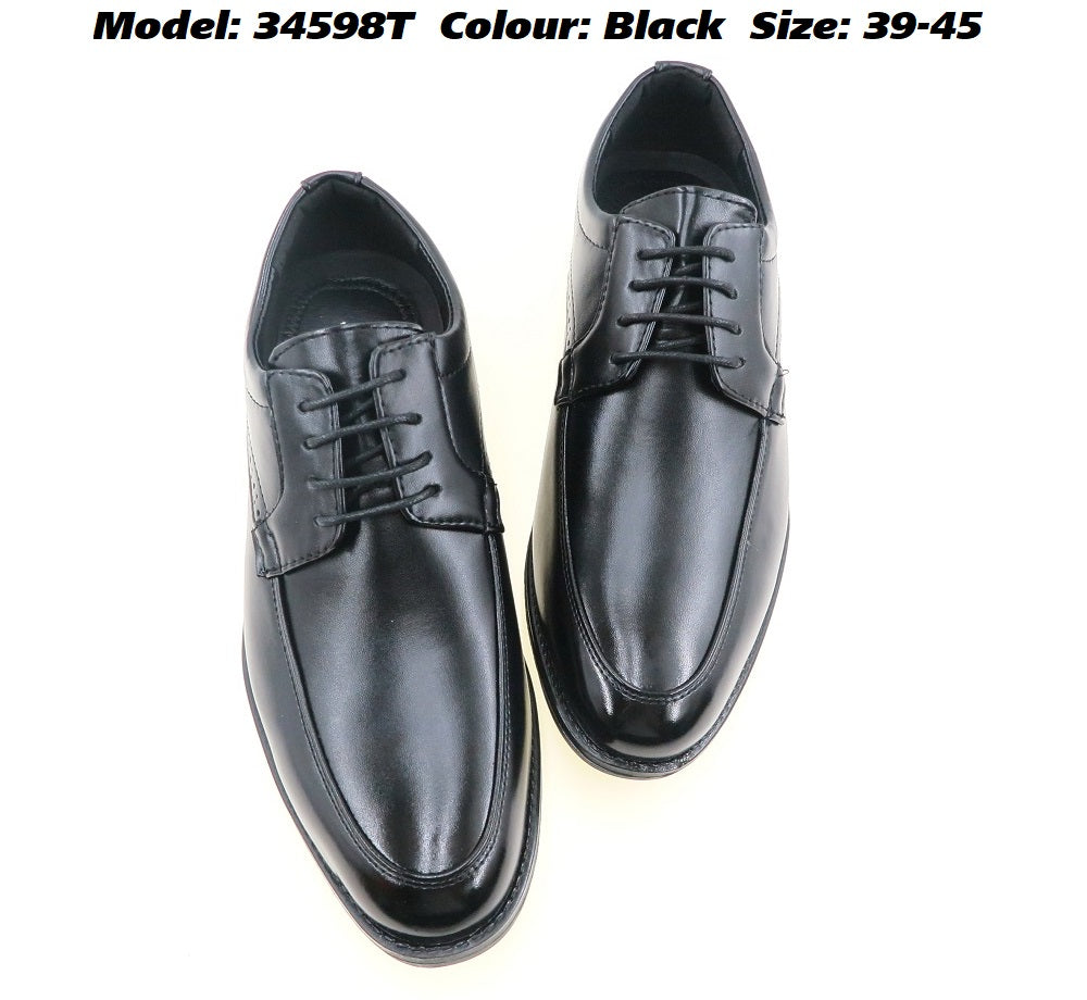 Moda Paolo Men Formal Shoes in Black (34598T)