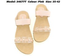 Load image into Gallery viewer, Moda Paolo Women Slides in 2 Colours (34677T)