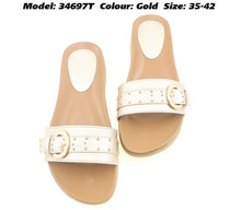 Load image into Gallery viewer, Moda Paolo Women Slides in 2 Colours (34697T)