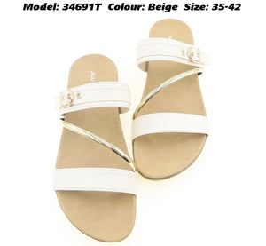 Moda Paolo Women Slides in 2 Colours (34691T)