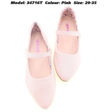 Load image into Gallery viewer, Moda Paolo Kids Flats In 2 Colours (34716T)