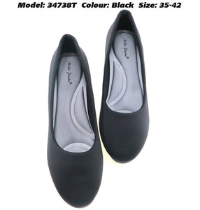 Moda Paolo Women Heels In Black (34738T)
