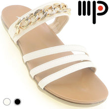 Load image into Gallery viewer, Moda Paolo Women Slides In 2 Colours (34752T)