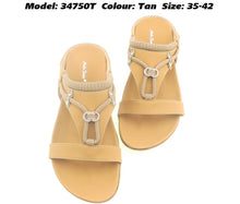 Load image into Gallery viewer, Moda Paolo Women Slides in 2 Colours (34750T)
