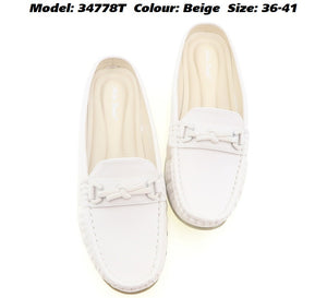 Moda Paolo Women Slip-On Flats In 2 Colours (34778T)