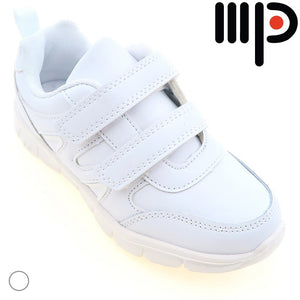 Moda Paolo Unisex School Shoes in White (615)