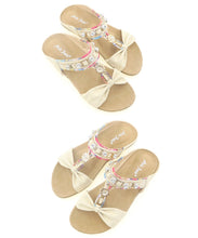 Load image into Gallery viewer, Moda Paolo Women Slides in 2 Colours (34837T)