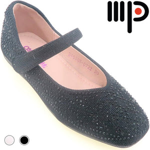 Moda Paolo Girls Flats in 2 Colours (34630T)