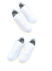 Moda Paolo Unisex School Shoes in White (1457T)