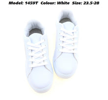 Load image into Gallery viewer, Moda Paolo Unisex School Shoes in White (1459T)