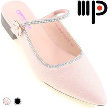 Load image into Gallery viewer, Moda Paolo Girls Slip-Ons Heels In 2 Colours (34899T)