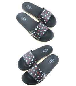 Moda Paolo Women Rubber Slippers In Black (7172-8)