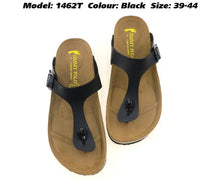 Load image into Gallery viewer, Moda Paolo Men Slippers in Black (1462T)