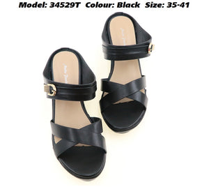Moda Paolo Women Wedges in 2 Colors (34529T)