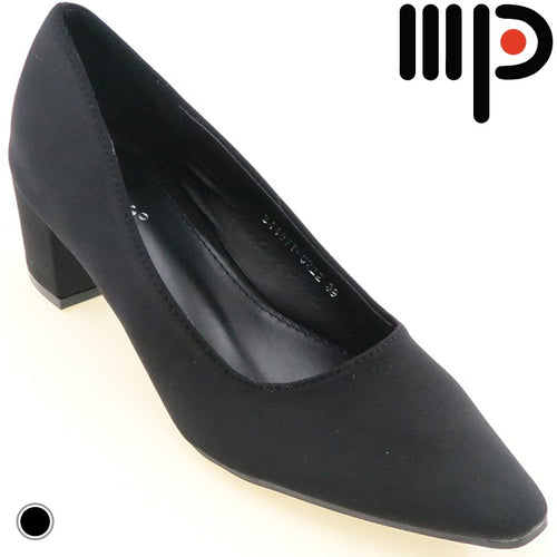 Moda Paolo Women Heels in Black (34457T)