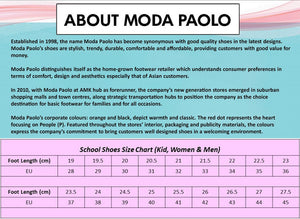 Moda Paolo Unisex School Shoes in White (205)